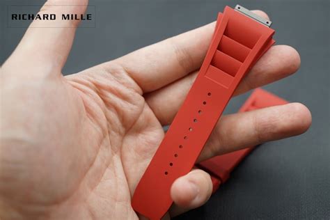 richard mille rubber strap price|richard mille strap replacement.